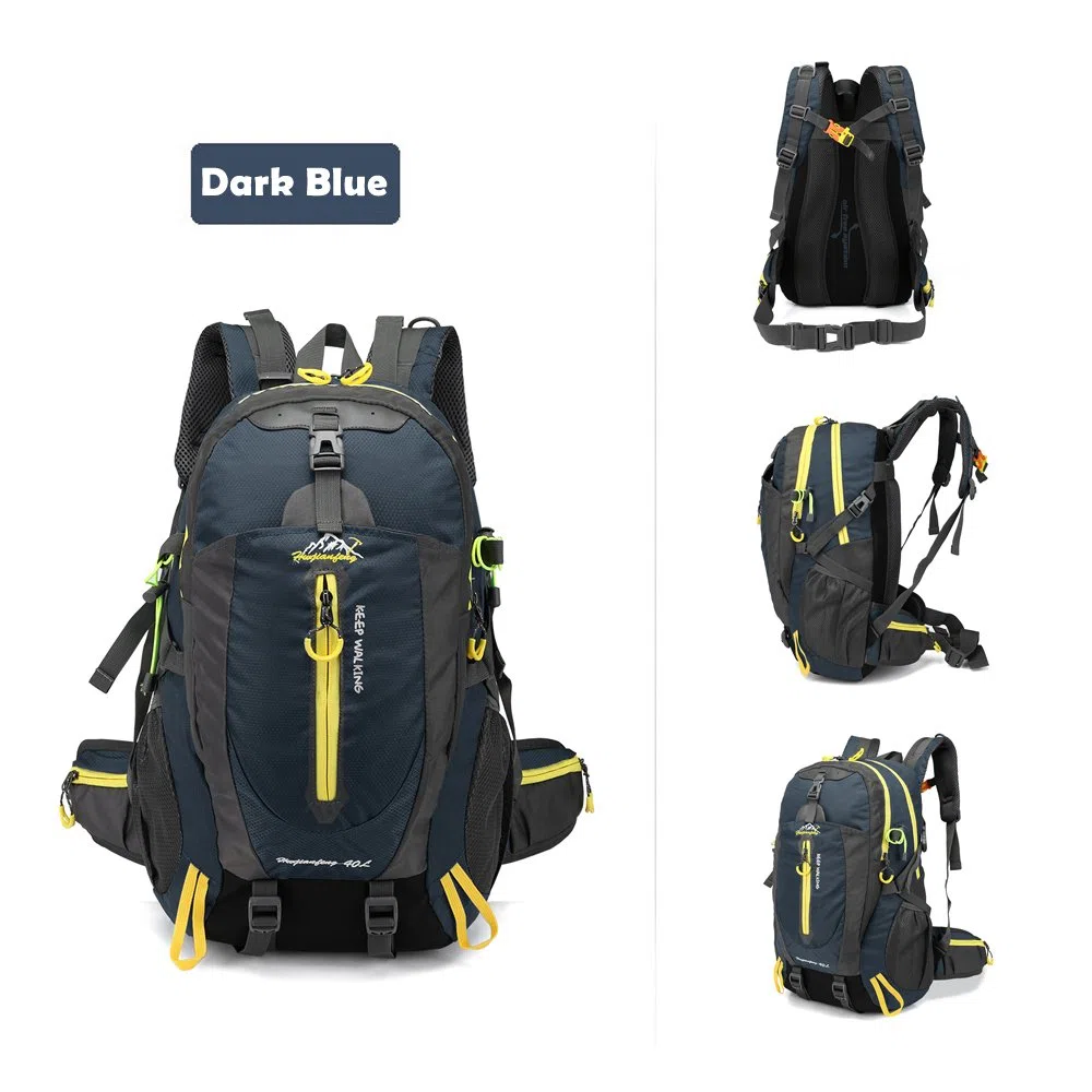 Lixada Borsa Zaino 40L Acqua Resistente Zaino Viaggio Escursione Trekking Campeggio Risalita Borse