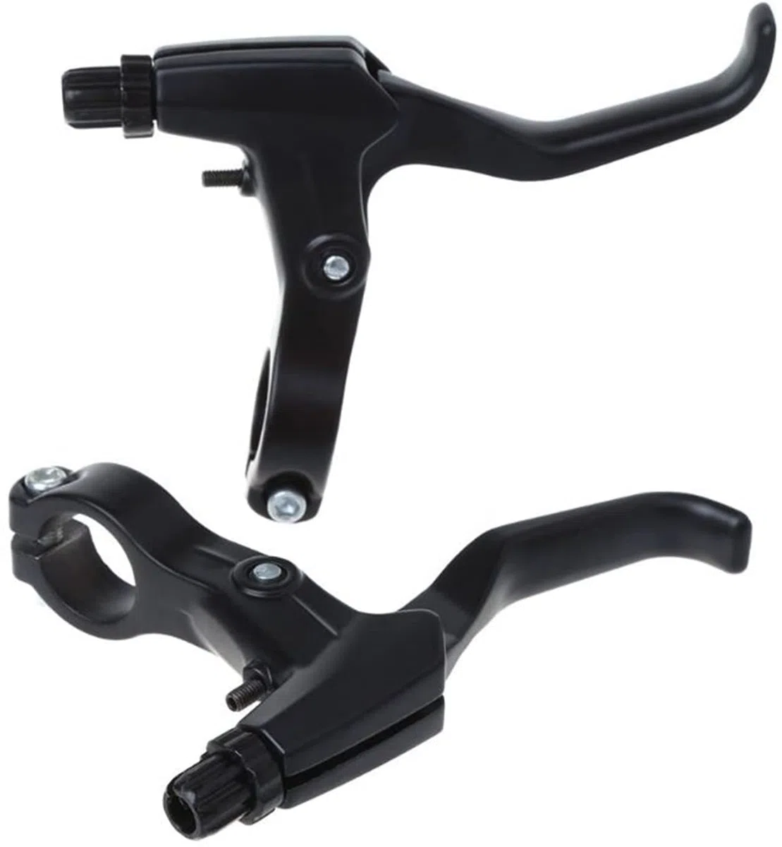 Lega di alluminio MTB Road Bike Leve freno bici fisse 2 pezzi Leva freno bicicletta Cambio Manovella ciclismo Leva freno bicicletta Leve cambio (Colore : Nero) (Nero)