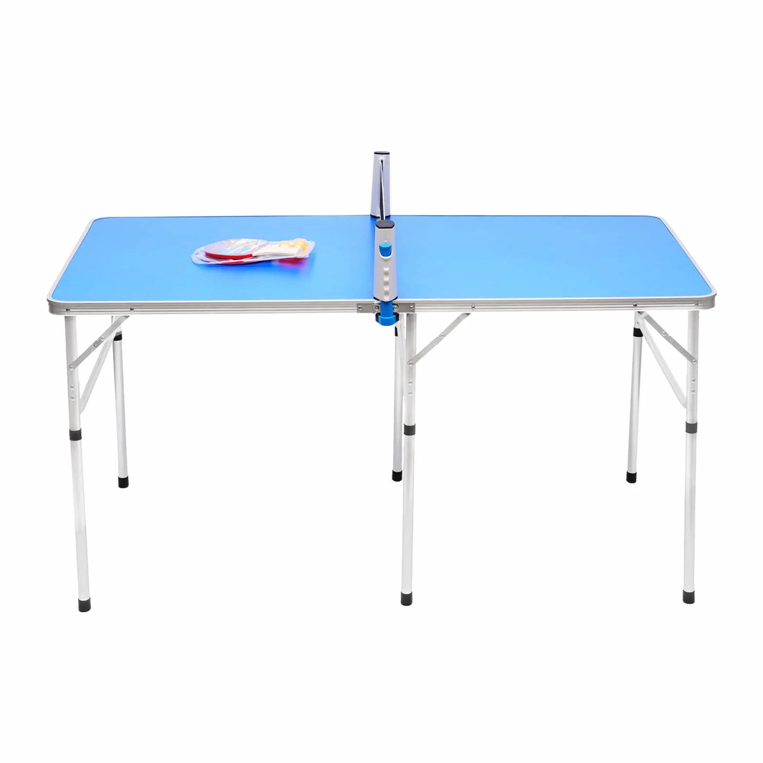 Mini tavolo da ping pong pieghevole, tavolo da ping pong portatile, set da ping pong 152 x 76 x 76 cm, per casa, in viaggio