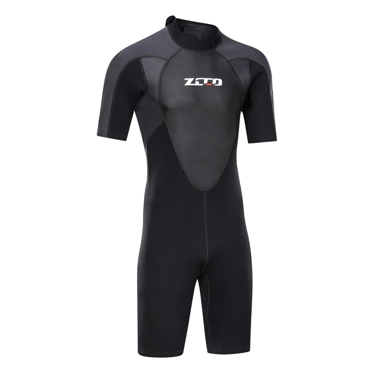 ZCCO Mute da uomo in neoprene di alta qualità, 3 mm, chiusura lampo posteriore, a maniche corte, per pesca spearfishing, surf, snorkeling, canoa, sub