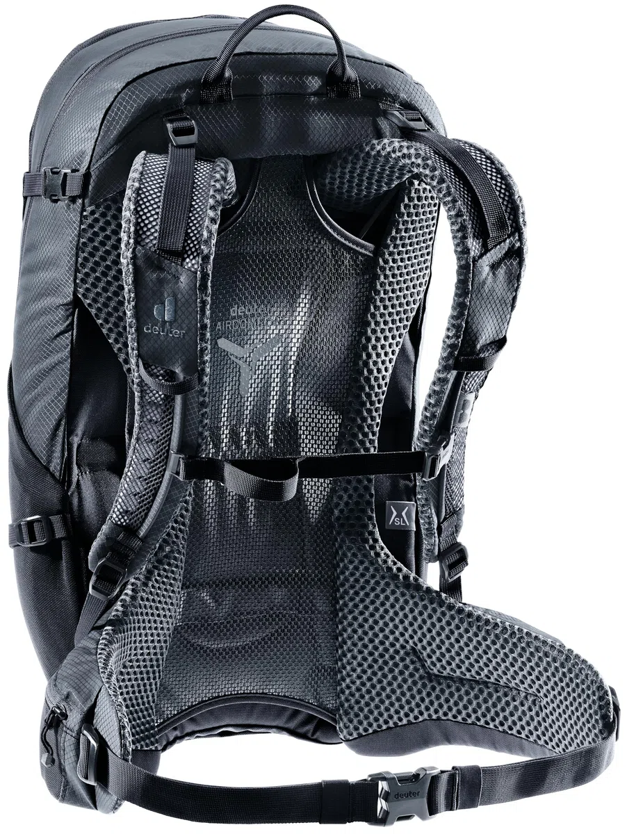deuter Futura 25 SL Zaino da trekking da donna con schienale in rete e copertura antipioggia