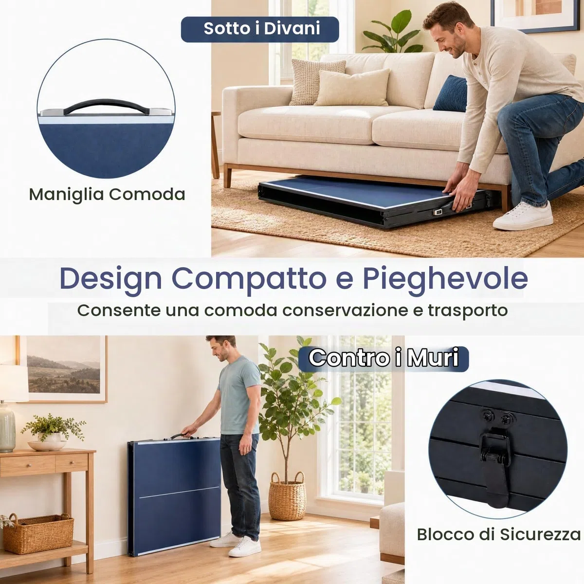LIFEZEAL Mini tavolo da ping-pong in metallo, tavolo da tennis con rete, palle, pipistrelli, tavolo da ping pong pieghevole per esterni e interni