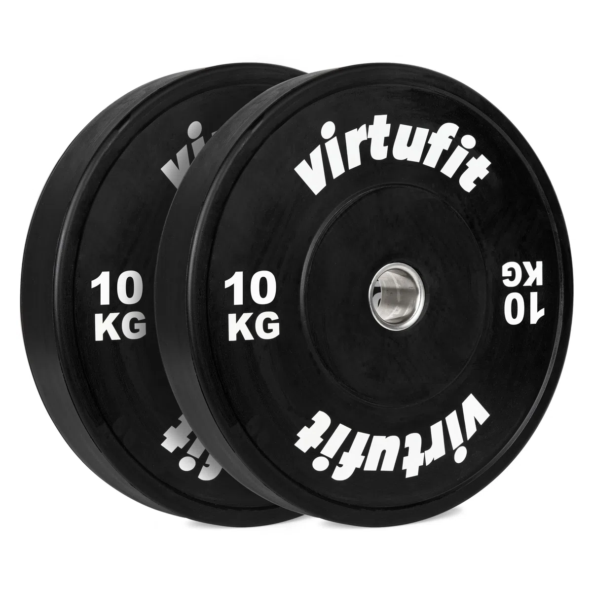 VirtuFit Set di dischi olimpionici in gomma, 50 mm, set da 2 x 10 kg