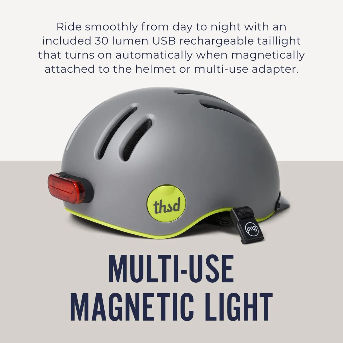 Thousand Chapter MIPS Casco da Bici per Adulti - Fanale Posteriore a Led, Certificato di Sicurezza per Ciclismo e Bici, Leggero e a Profilo Basso, Uomo e Donna, Sistema di Bloccaggio PopLock