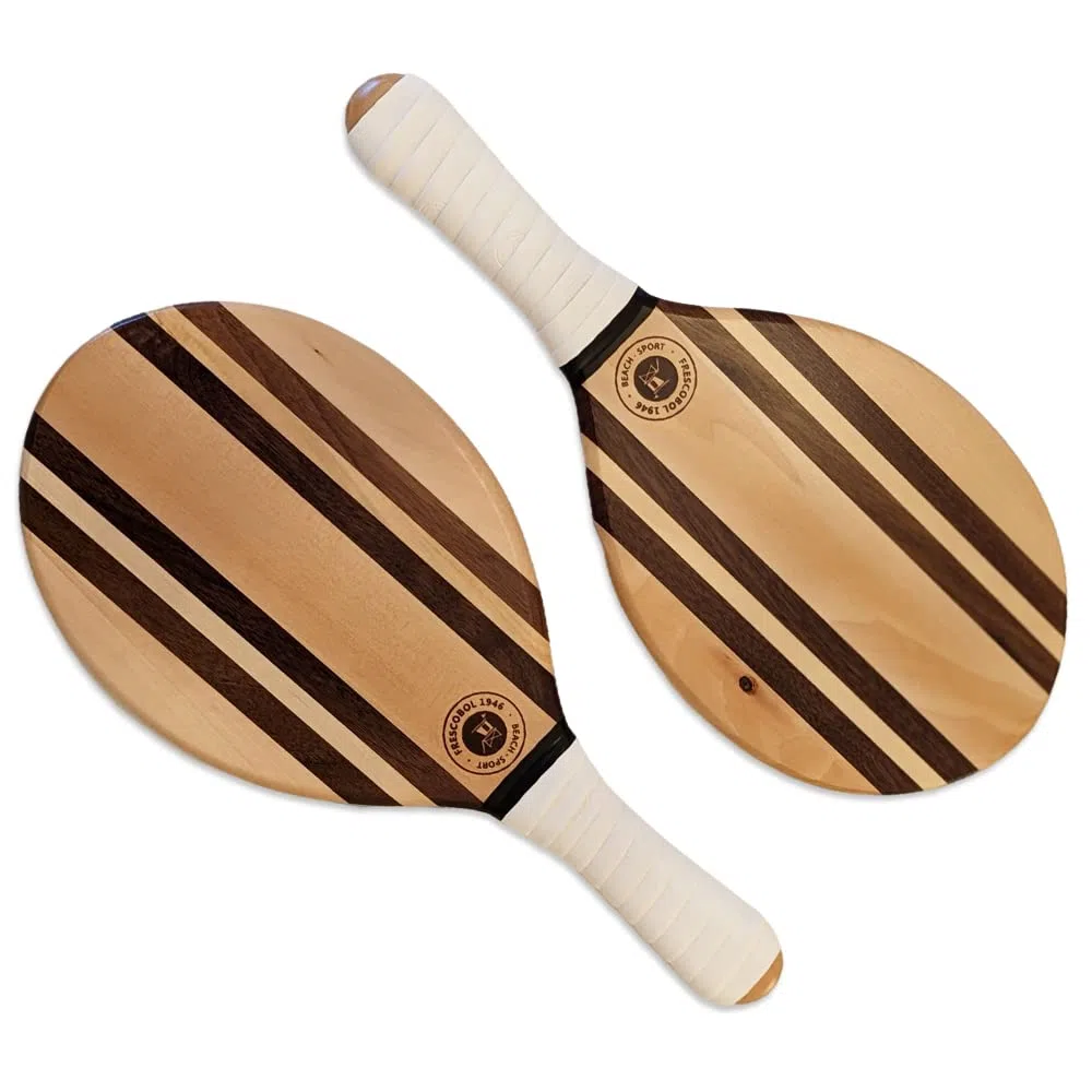 Racchetta da spiaggia White Nafaru | Set Frescobol Premium Qualità | Beach Tennis