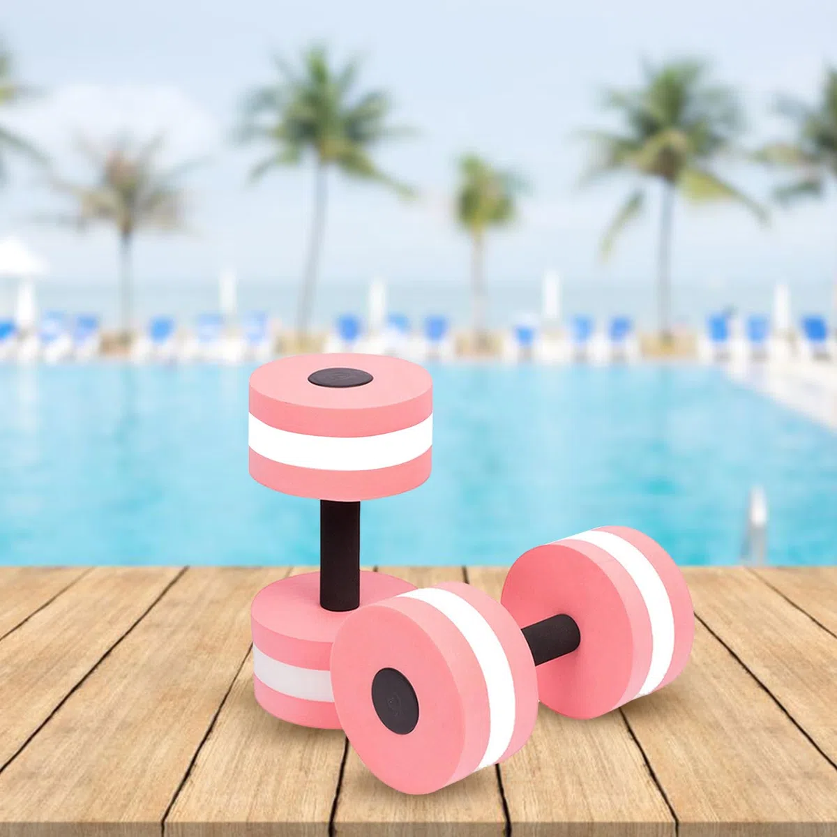 1 Paio Manubri Palestra Ad Acqua, Manubri Galleggianti Per Piscina, Pesi Da Piscina Per Aerobica Acqua E Acqua Yoga, Manubri Da Piscina Sport Acquatici Attrezzo Fitness