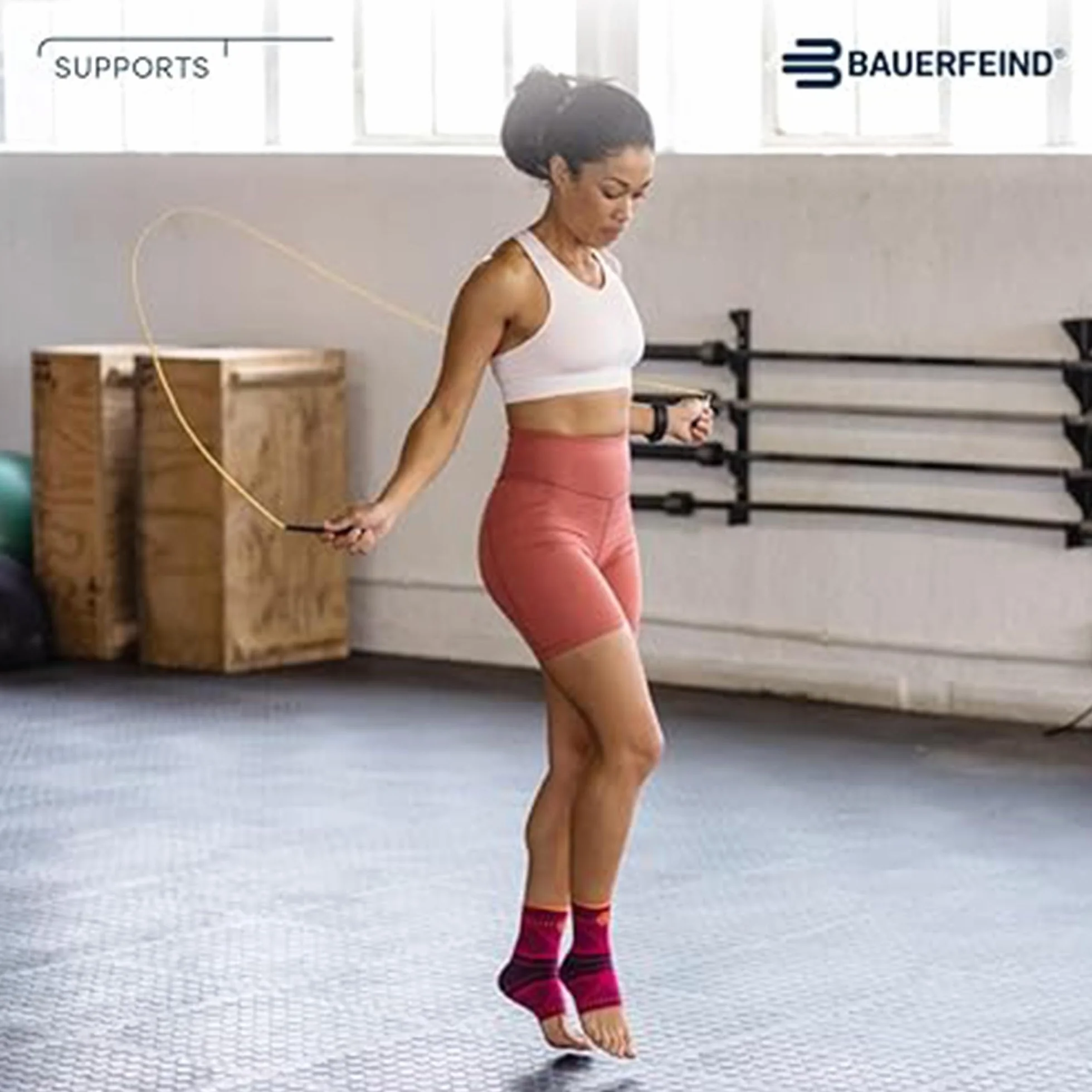 BAUERFEIND, 1 Cavigliera Sportiva, per Il Supporto dell'articolazione del Piede Durante Le attività Sportive, per Gare o allenamenti, Indossabile a Destra e a Sinistra