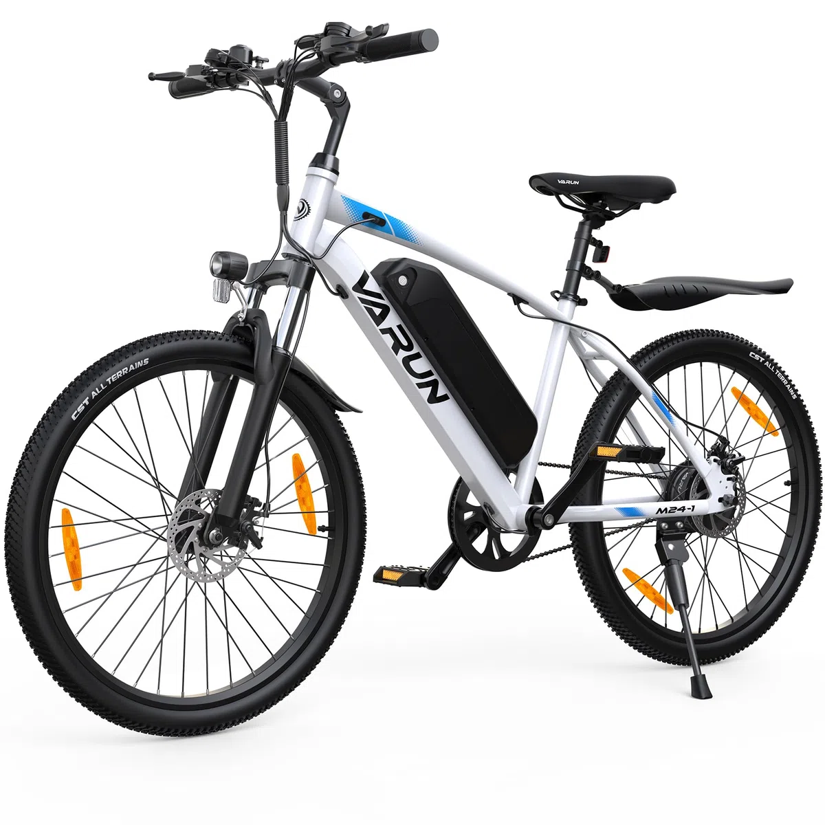 VARUN Bici Elettrica, 24''/26''/27.5'' Bicicletta Elettrica con Batteria Rimovibile 48V/36V, Fino a 100km, Motore 250W, Bici Elettrica Uomo/Donna con 21/1 Velocità, 4 Modalità Mountain Bike Elettrica
