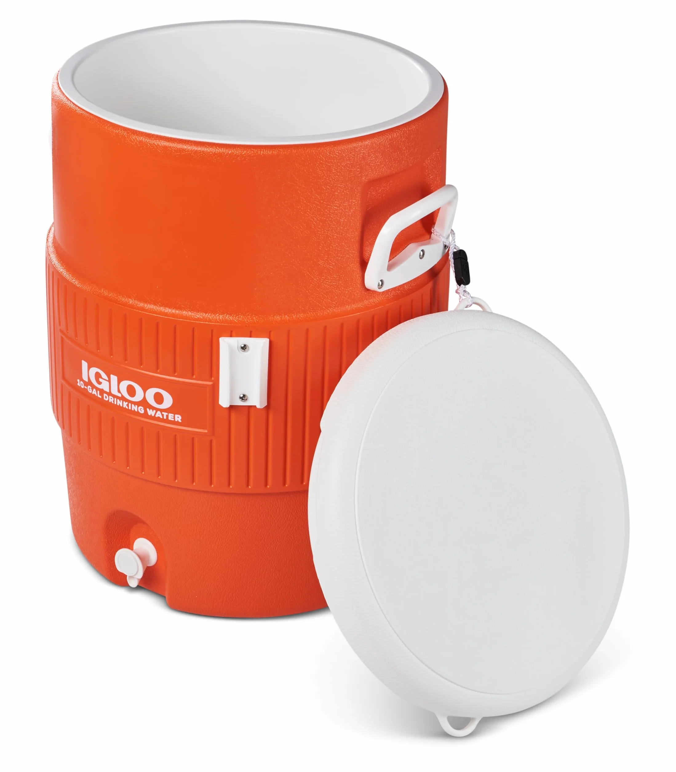 IGLOO Contenitore Bevande 10 Galloni 37L – Dispenser Isolato con Rubinetto – Tanica Acqua Robusta per Cantiere, Sport e Outdoor con Maniglie