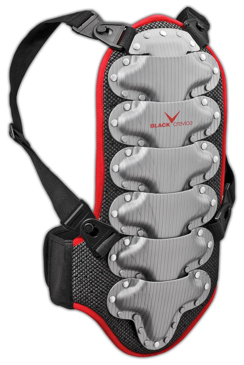Black Crevice Protektor - Paraschiena per Schiena, Unisex, per Bambini