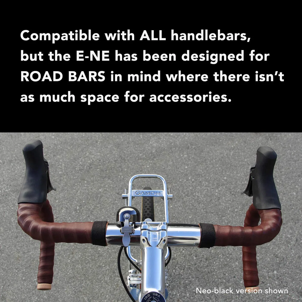 Crane Campanello E-Ne per bicicletta, realizzato in Giappone, per bici da strada o mountain bike, adatto a tutte le dimensioni e tipi di manubrio