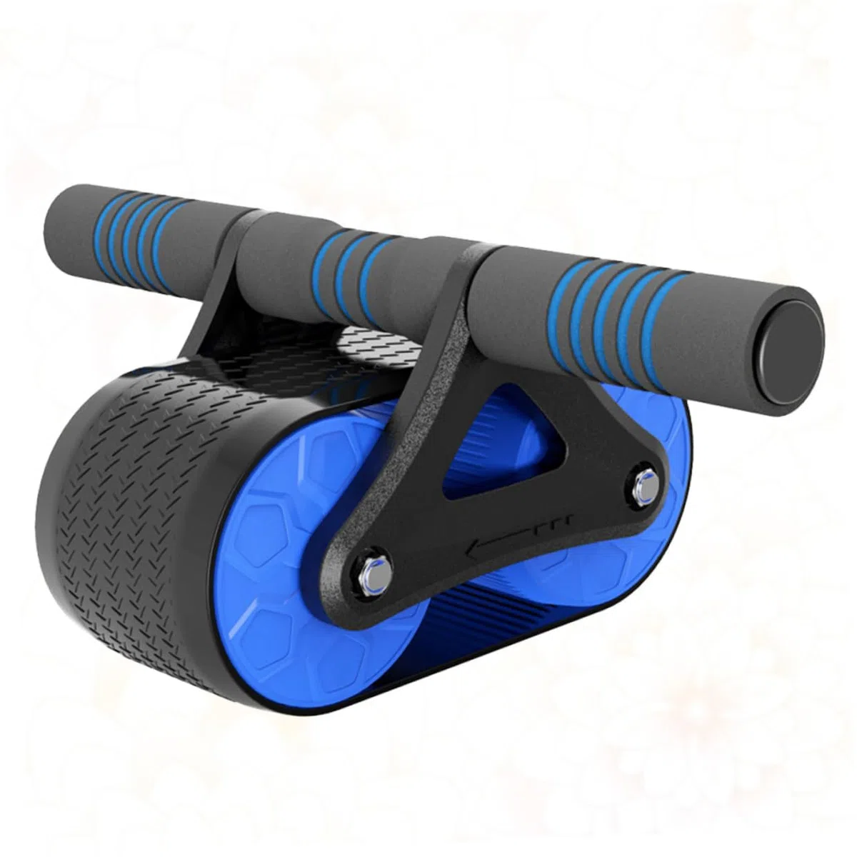 Ruota Addominali Fitness con Manico in Gomma Abs Ruota Spessa Stile Tank per Allenamento Addominale Silenzioso Attrezzo Palestra Casa Multifunzionale per Uomo Donna Principianti