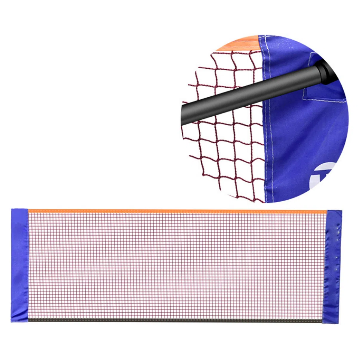 Rete da Badminton Rete da Tennis Pieghevole Portatile Rimovibile Rete da Pallavolo, per Adulti Bambini Giardino Esterno Spiaggia Patio Allenamento, con Ripiano e Borsa da Trasporto(410cm)