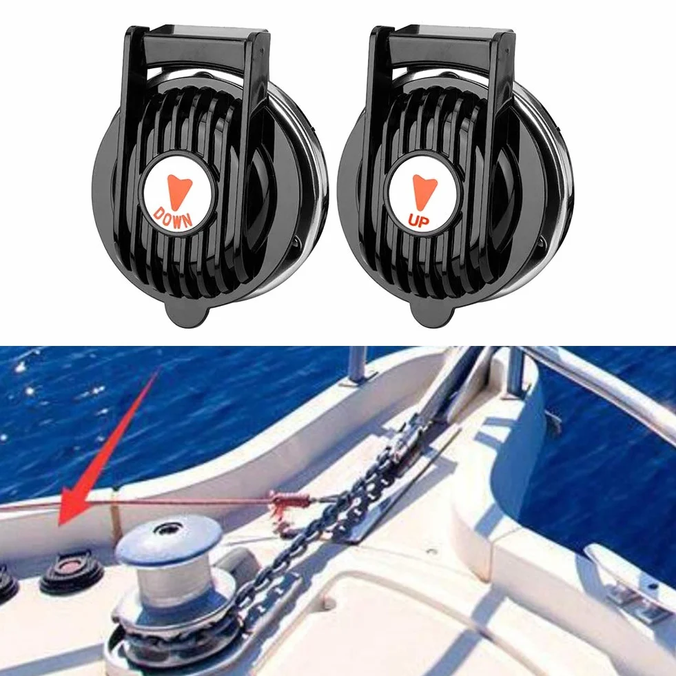 2Pcs Marine Salpa Ancora per Salpa Ancora per verricello Interruttore Compatto Up & Down Interruttori per verricello di Ancoraggio per Barche