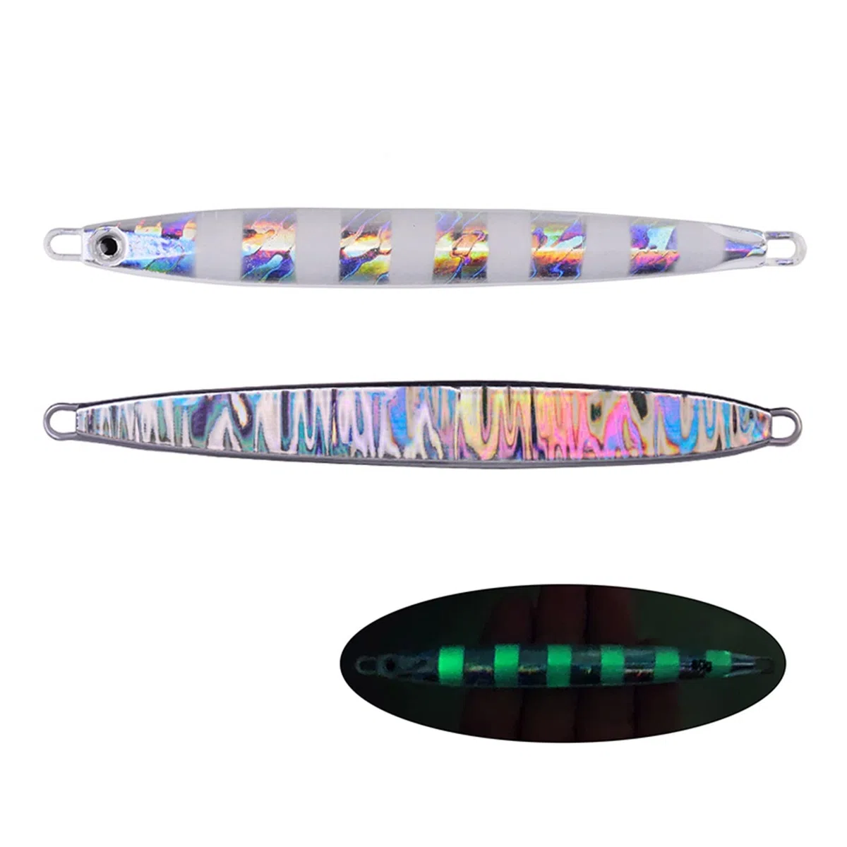 Esca Da Pesca Con Jig In Metallo Lungo E Sottile 7 Pezzi | Attrezzatura for esche artificiali da 10 g 20 g 30 g 40 g 60 g Shore Cast Jigging Spoon