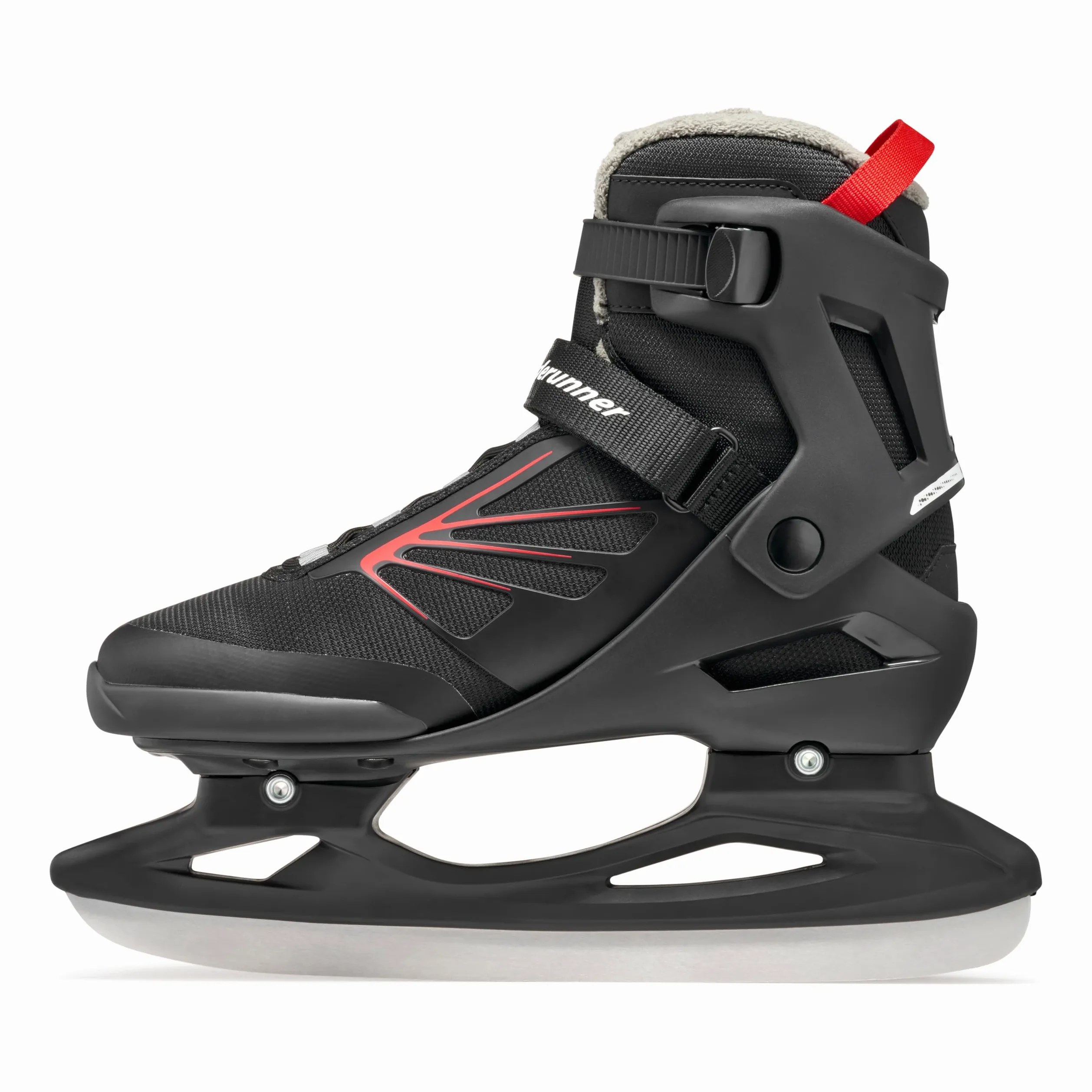 Bladerunner Igniter XT Ice Pattini da ghiaccio, Uomo, Nero/Rosso