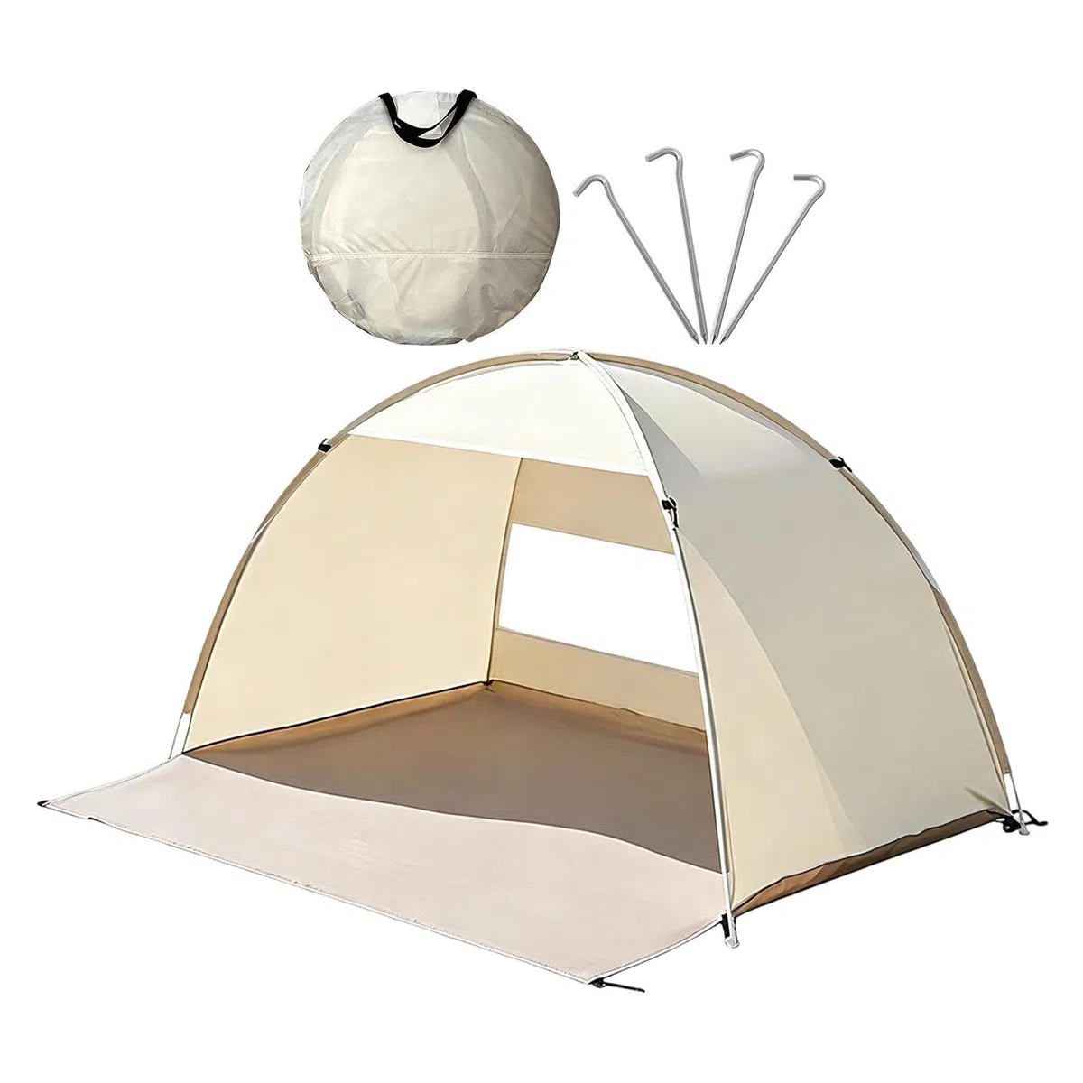 da Spiaggia Ombrellone Portatile Facile da Montare | Tenda Parasole per Escursionismo Viaggio Pesca Picnic Famiglia Campeggio Esterno da 3-4 Persone