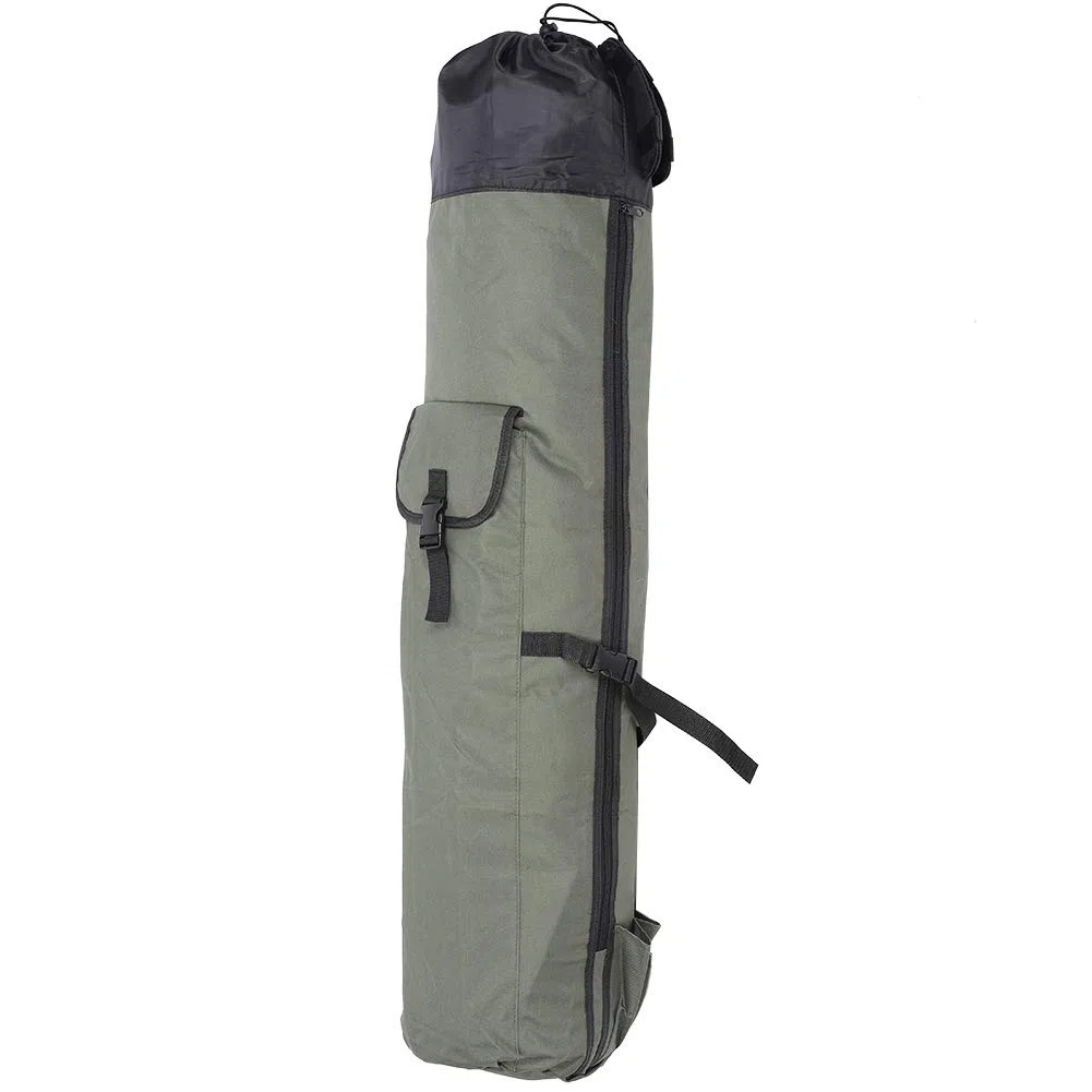 BORSA PER CANNA DA PESCA IN NYLON PORTA ATTREZZATURA DI GRANDE CAPACITÀ