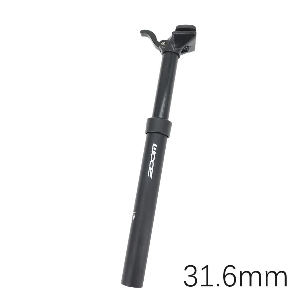 Tubo Sella Bici Dropper SeatPost Manual di Controllo LIVATORE A Leva Altezza Regolabile Post Post Hydraulic BICYTLE 100mm Viaggio 375mm 30.9 31,6 mm MTB.(31.6mm)