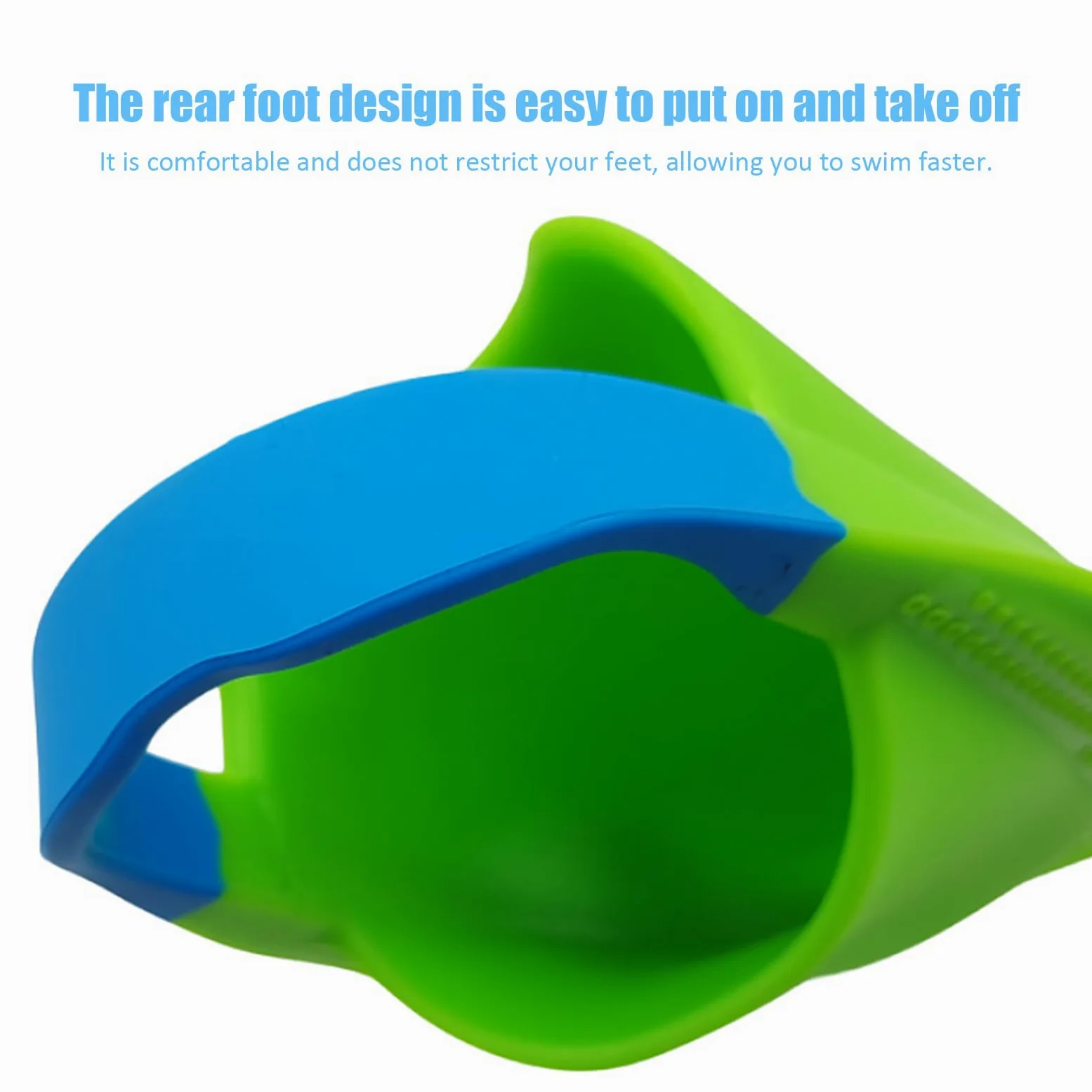 Pinne da nuoto | Pinne corte e portatili in silicone, infradito leggere per immersioni, adatte per uomini e donne per l'uso in piscina, in mare, immersioni, snorkeling, nuoto e allenamento