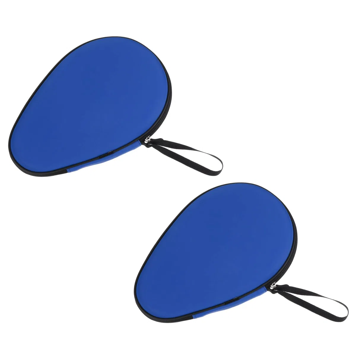 PATIKIL Tavolo Tennis Racchetta Custodia, 2pz Ping Pong Paddle Custodia Dura Copertura Contenitore Borsa Zucca Forma per Sport Accessori, Blu