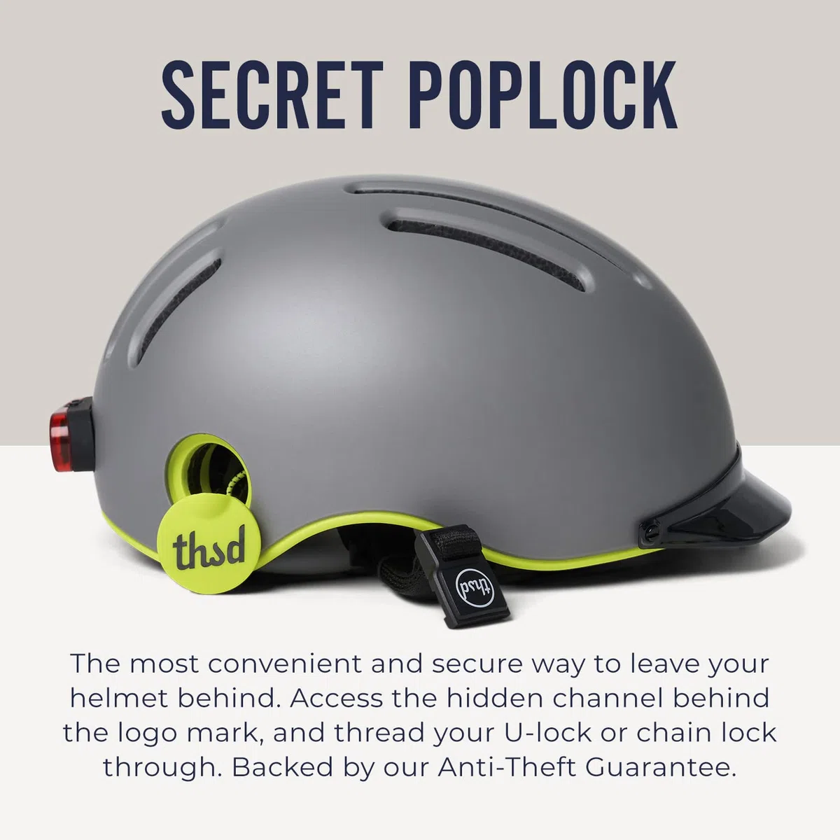 Thousand Chapter MIPS Casco da Bici per Adulti - Fanale Posteriore a Led, Certificato di Sicurezza per Ciclismo e Bici, Leggero e a Profilo Basso, Uomo e Donna, Sistema di Bloccaggio PopLock