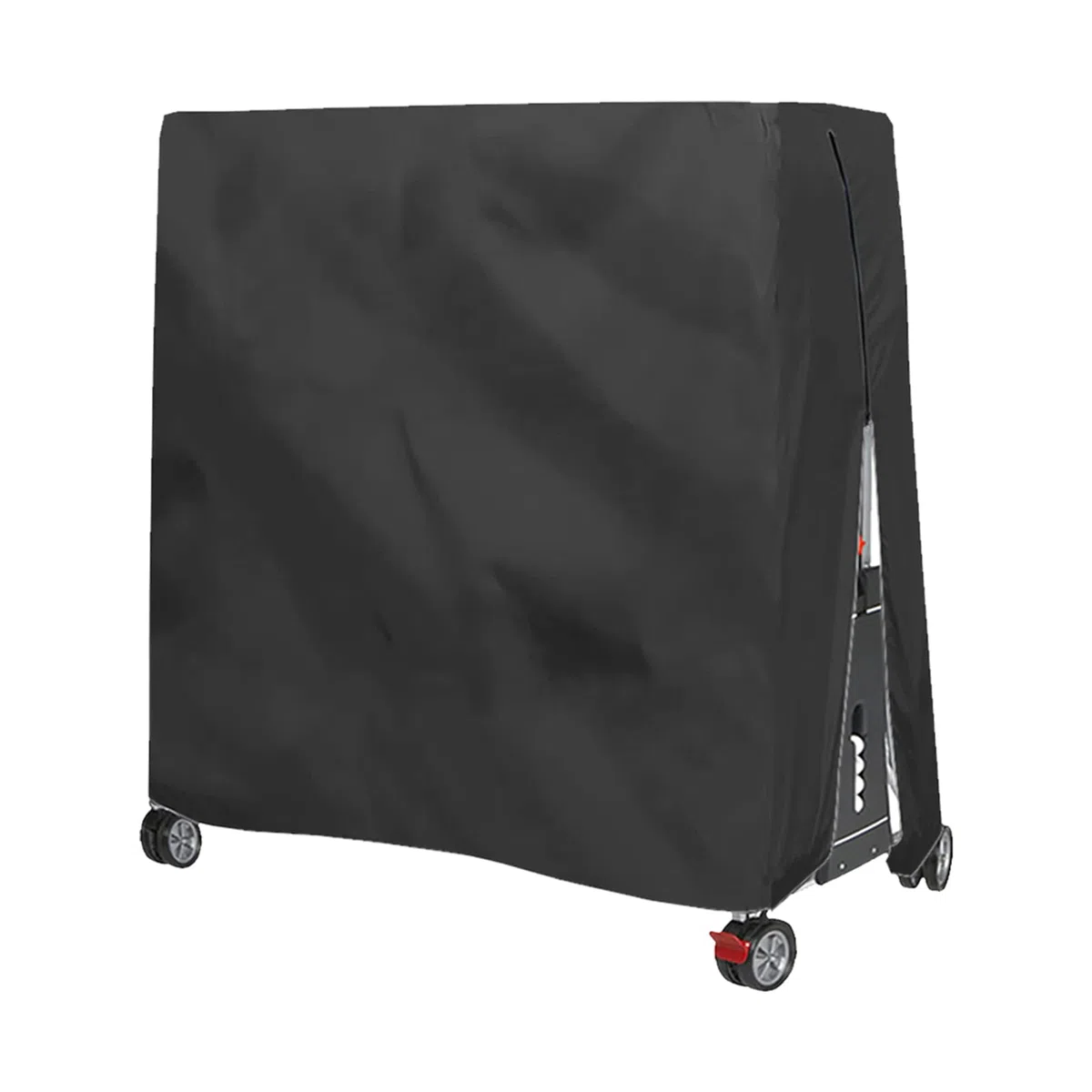 Copertura per tavolo da tennis e ping pong con cerniera e coulisse, 420D Oxford resistente impermeabile per interni ed esterni (185 x 165 x 70 cm) (nero)