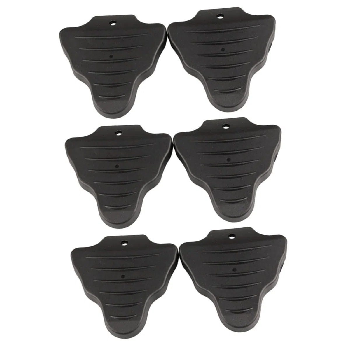 BESPORTBLE 3paia Copertura Protettiva Per Tacchetti Da Bici Design Antiscivolo Accessori Pratici Per Pedali Auto-bloccanti Compatibile Con Tacchetti Fissi e Flottanti Nero