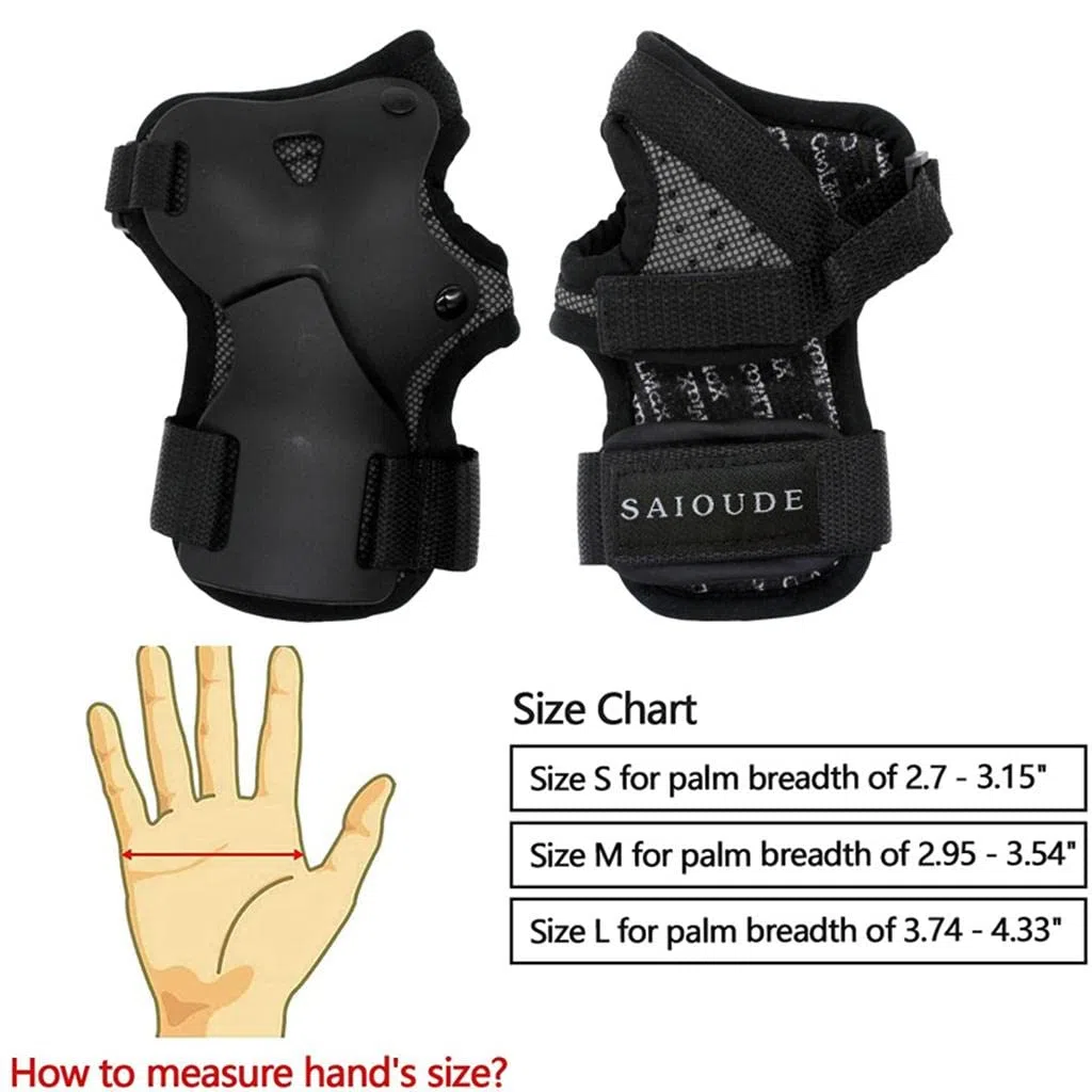 Oshhni Supporto per Polso da Pattinaggio, Protezione per Le Mani da Snowboard per Palestra