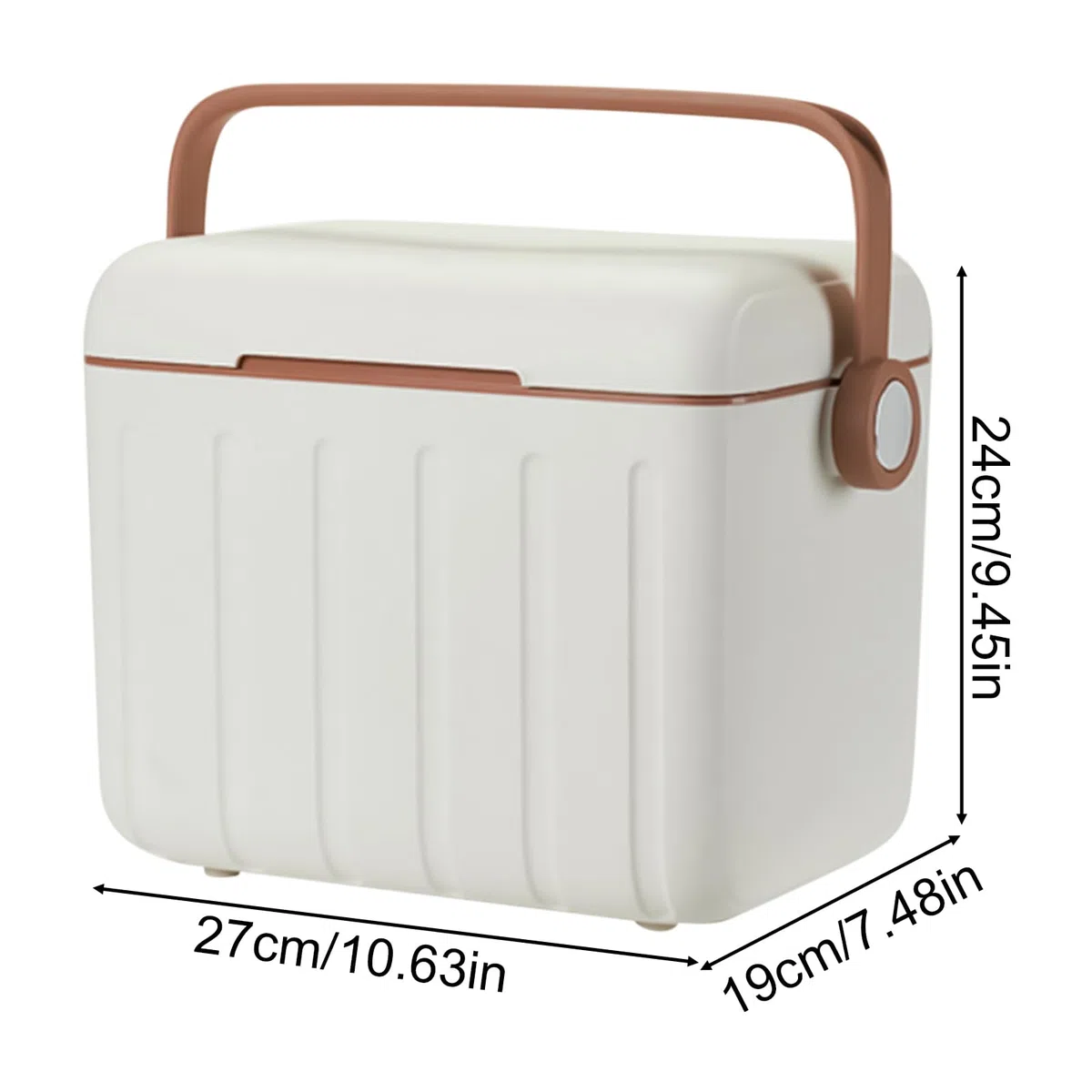 Cooler da Campeggio Scatola Frigo Latte Da 6 Litri | Piccola Scatola Isolante Per Freddo Per Campeggiatori Picnic Spiaggia Viaggio Vacanza Barbecue Eventi Sportivi Festival