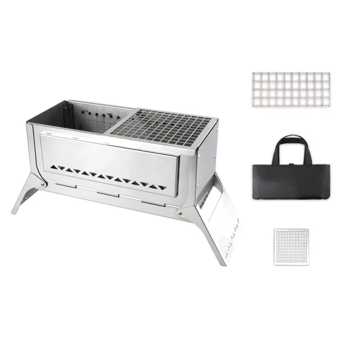 Stufa a Legna, Stufa da Campeggio Portatile per Esterni - Stufa a Legna da Campeggio, Stufa a Legna Pieghevole per Picnic all'aperto, Patio, Cortile, Campeggio, Cucina