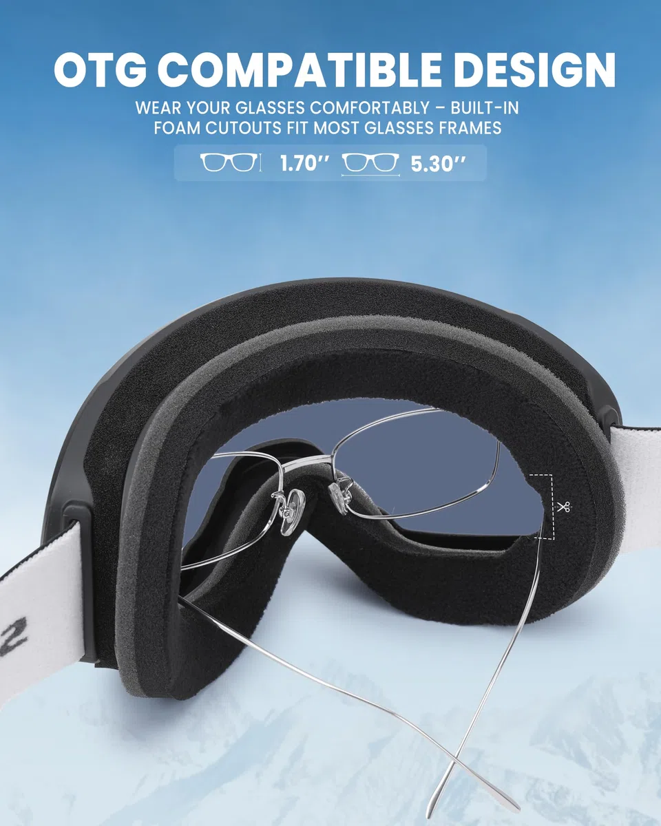 SNOWER Yh291 - Occhiali da sci unisex, confezione da 1