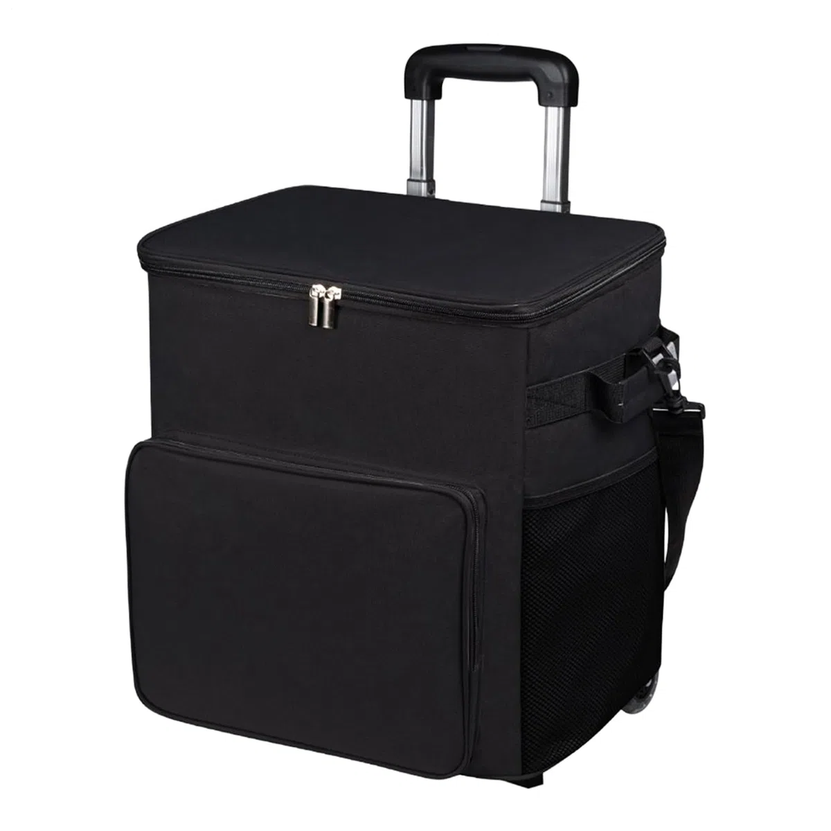 Cooler isotermica su ruote | Dispositivo di raffreddamento termico morbido – Carrello da viaggio 35 litri impermeabile per picnic campeggio shopping all'aperto