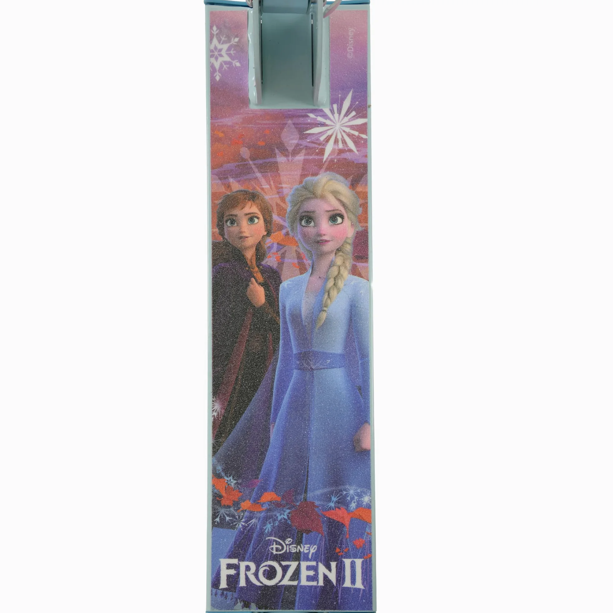 Disney Frozen 2 - Monopattino pieghevole per bambini e bambine, ruote luminose e manubrio regolabile, licenza ufficiale
