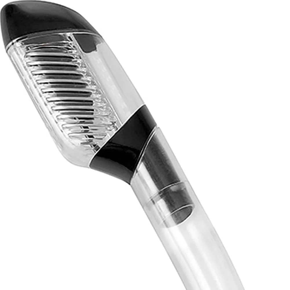 Cressi Dry Snorkel Clear/Black