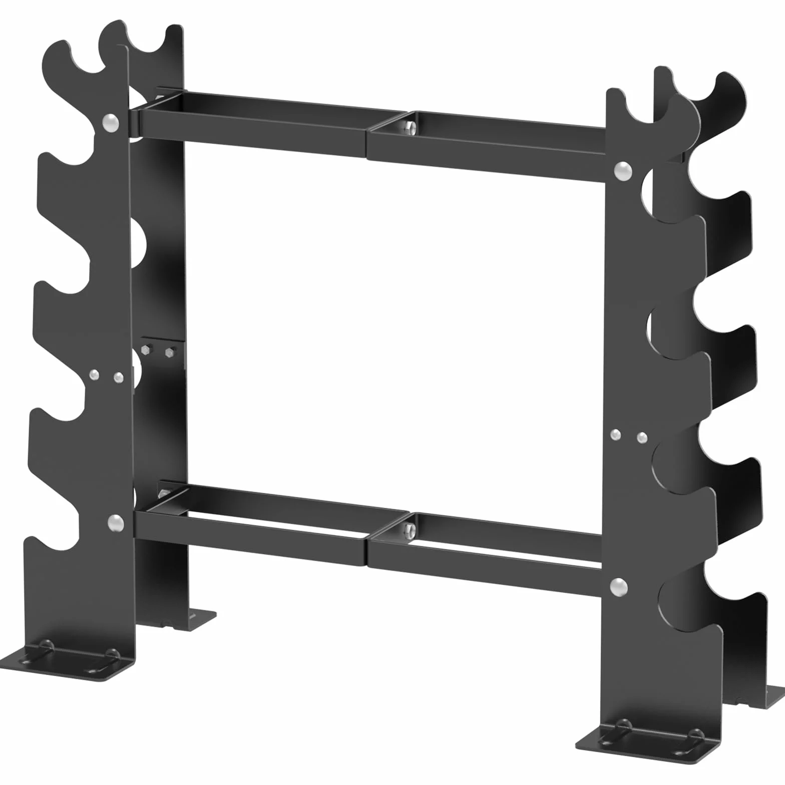 RELIFE REBUILD YOUR LIFE Rettangolo Manubri Rack Dumbbell Rack Manubri Supporto Peso Rastrelliera Pesi Porta pesi Palestra Casa