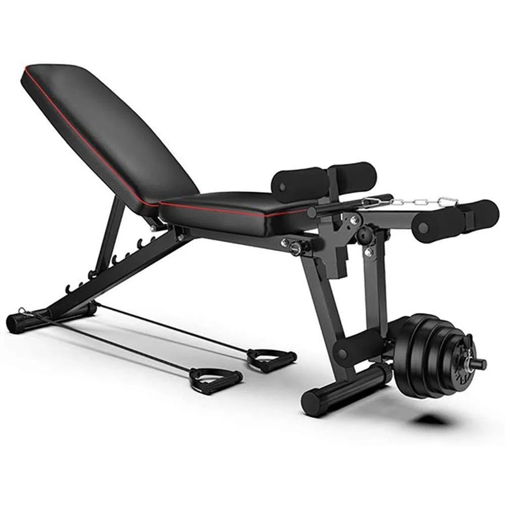 Panca Pesi Regolabile, Panca per Esercizi di Fitness, Panca Inclinata per Allenamento Tonificazione dei Muscoli e Aumento della Forza