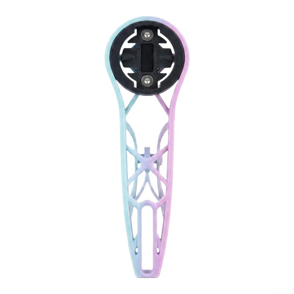 Supporto aerodinamico per manubrio bici Garmin per wahoo Computer Aerodinamico (Titanio) | Design cavo aerodinamico, riduce al minimo la resistenza al vento, riduce il rumore, guida fluida, bici da strada ottimizzata