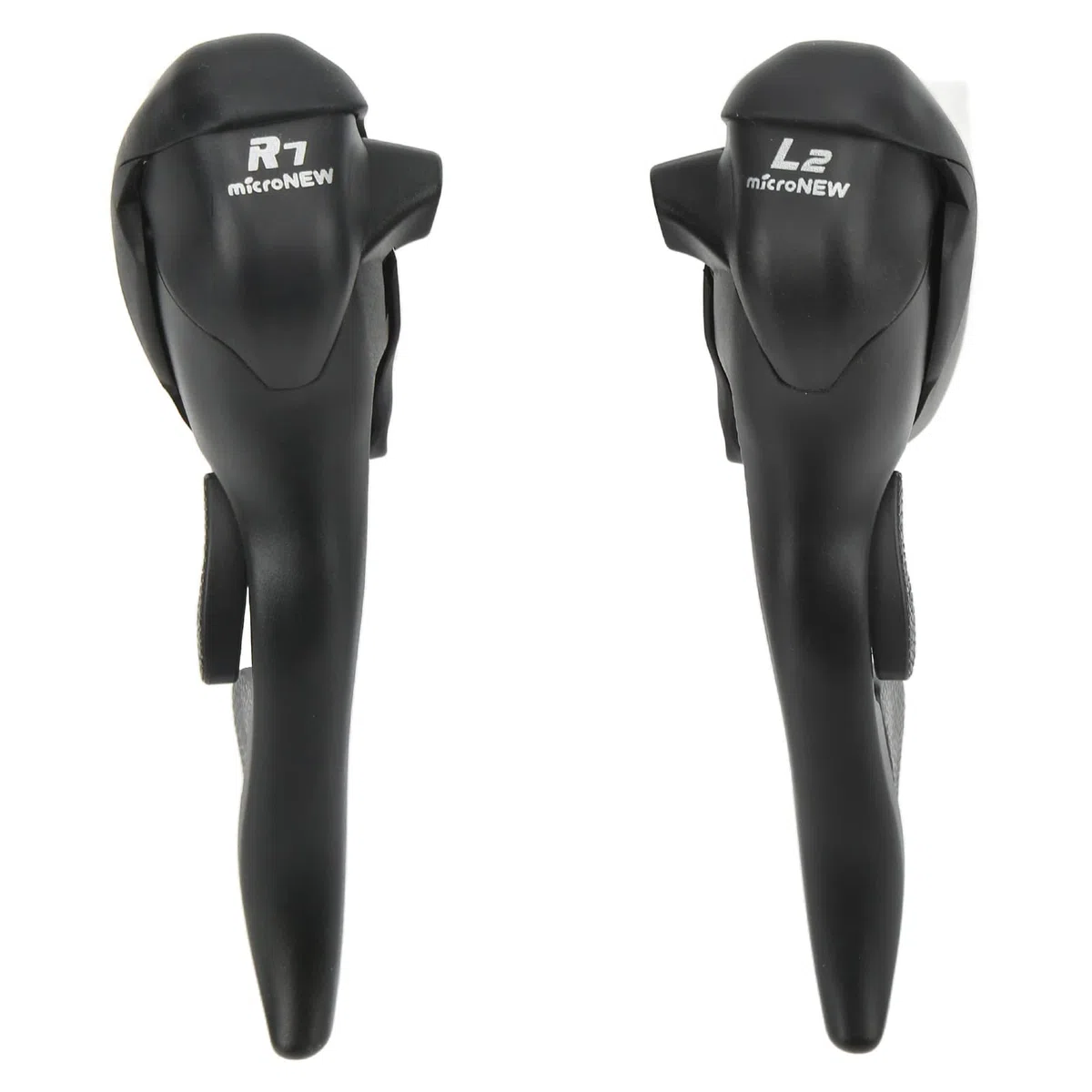 Keenso Leve Freno Bici Combinazione Freno in Lega di Alluminio 7 velocità con Cavi per Manubrio Bici da Strada Set di Ricambio da 22,2 a 23,8 Mm per Ciclisti