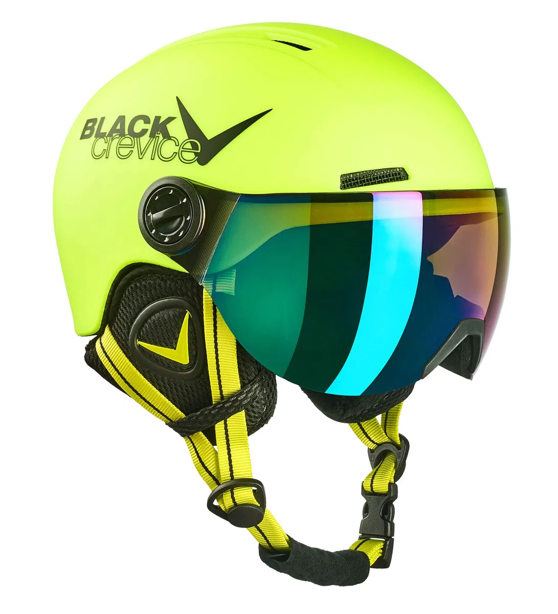 Black Crevice Leogang - Casco da Sci Unisex per Bambini