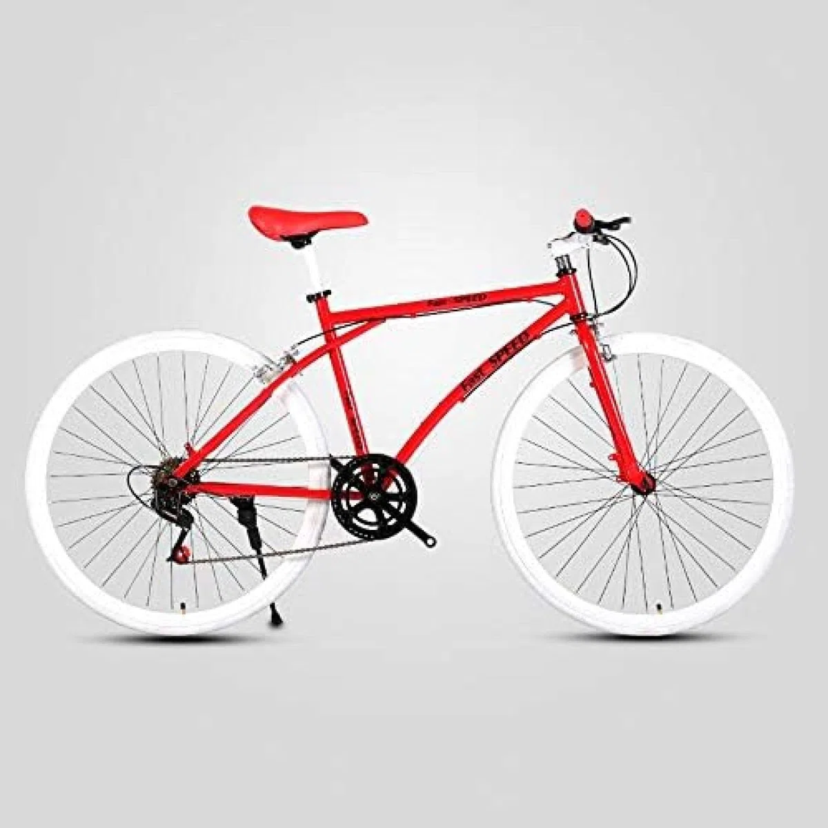 Bici Da Strada Per Uomo E Donna, Biciclette Da Strada Per Adulti Con Telaio In Acciaio Al Carbonio Da 26 Pollici A 24 Velocità, Doppio Freno A Disco Ciclismo Da Corsa, Mountain Bike Da Strada Con