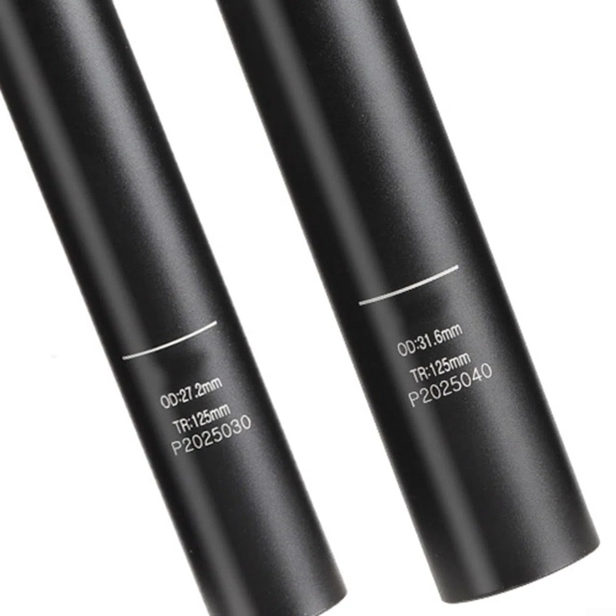 Bike Dropper Post Hydraulic, regolabile idraulico Dropper Reggisella, Controllo manuale in lega di alluminio, 27.2-33.9mm, Nero