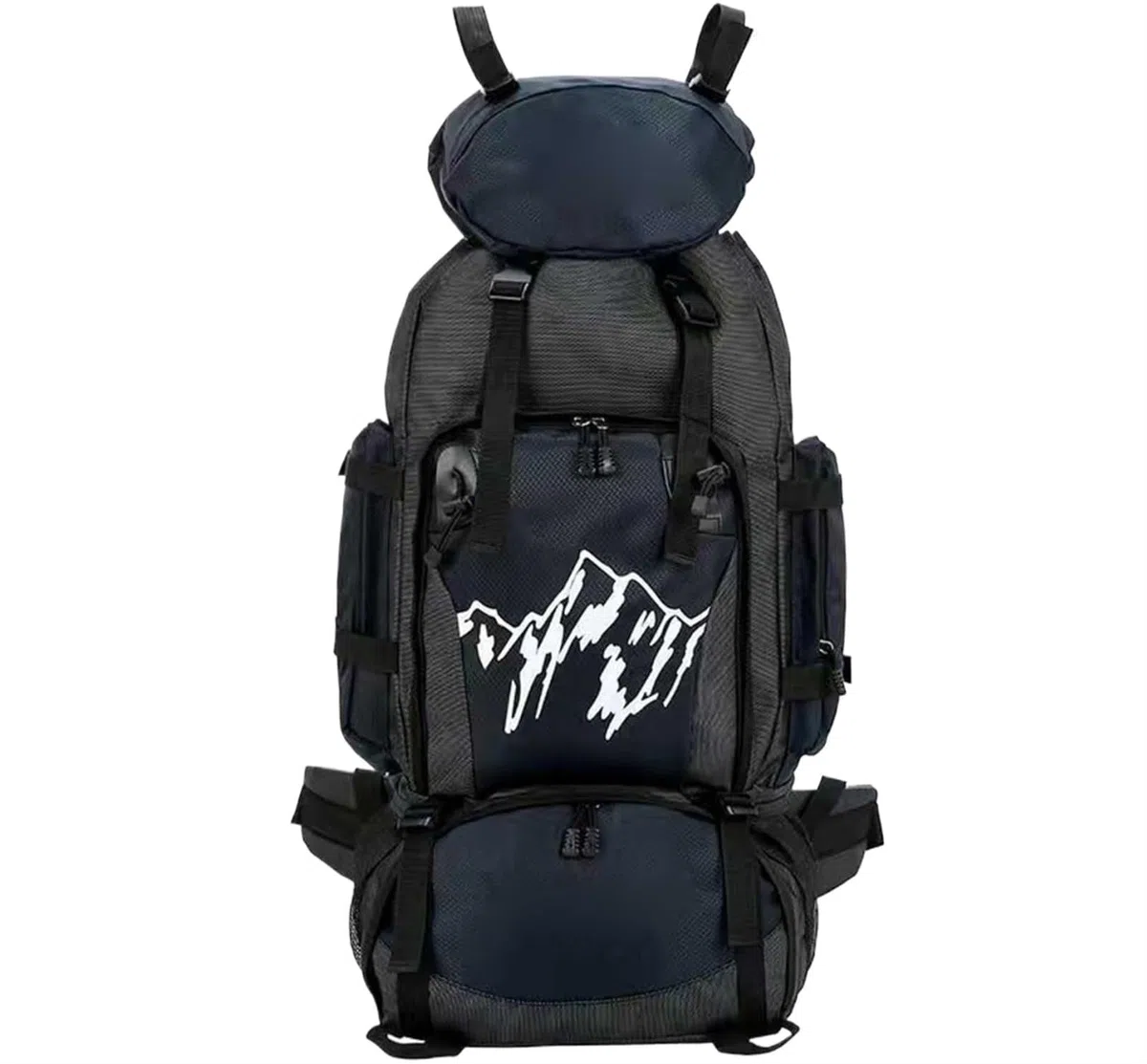 Borsa da Alpinismo Zaini da Trekking Unisex da 90 Litri Zaini Leggeri da Trekking Leggeri per Arrampicata in Campeggio All'aperto Escursionismo Zaino(Navy)