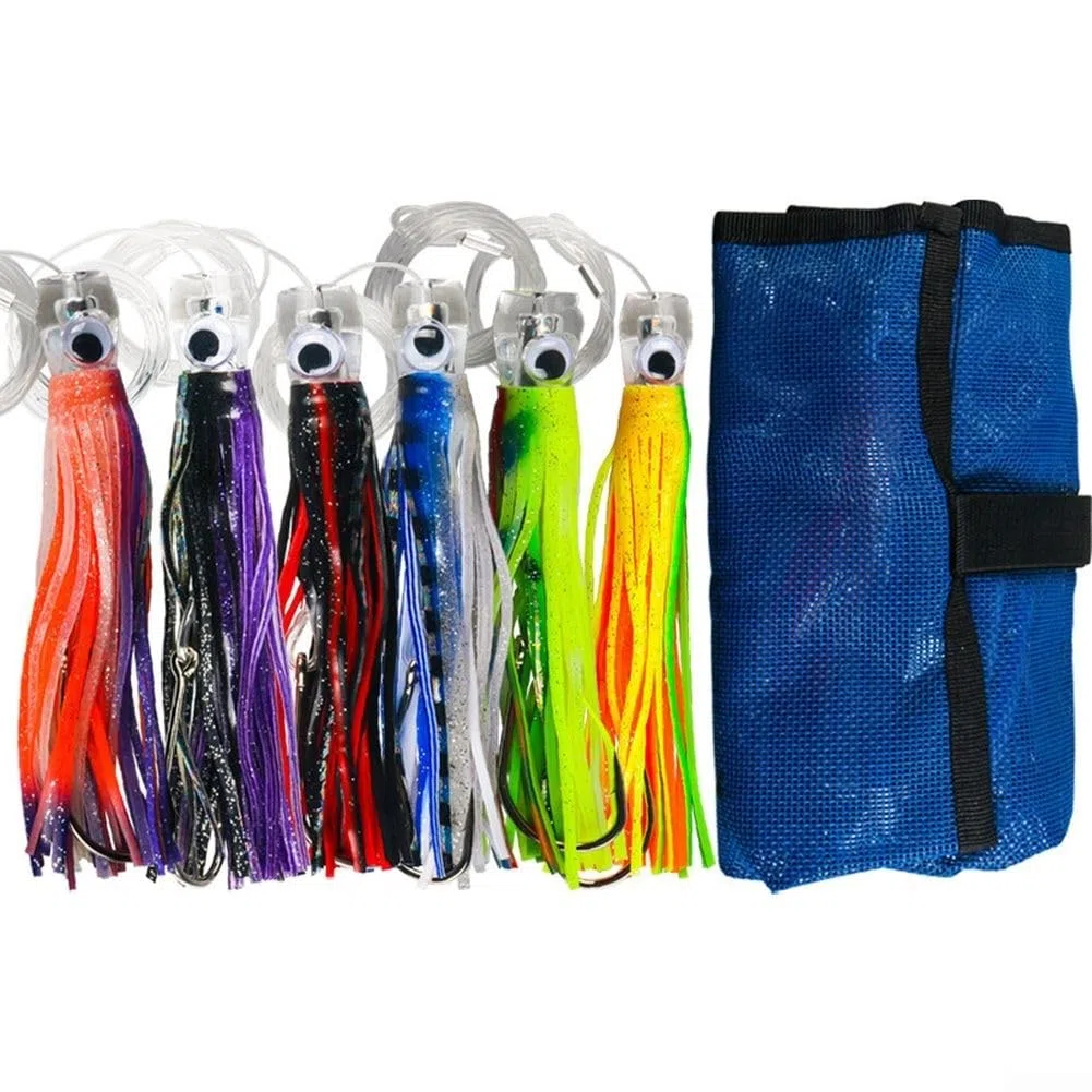 Esca Luminosa 16cm Pesca Traina Mare Esca Luminosa 16cm Pesca(7) | Design glow-in-the-dark, visibilità notturna, ideale per tonni e marlin, lunghezza 16cm, traina profonda