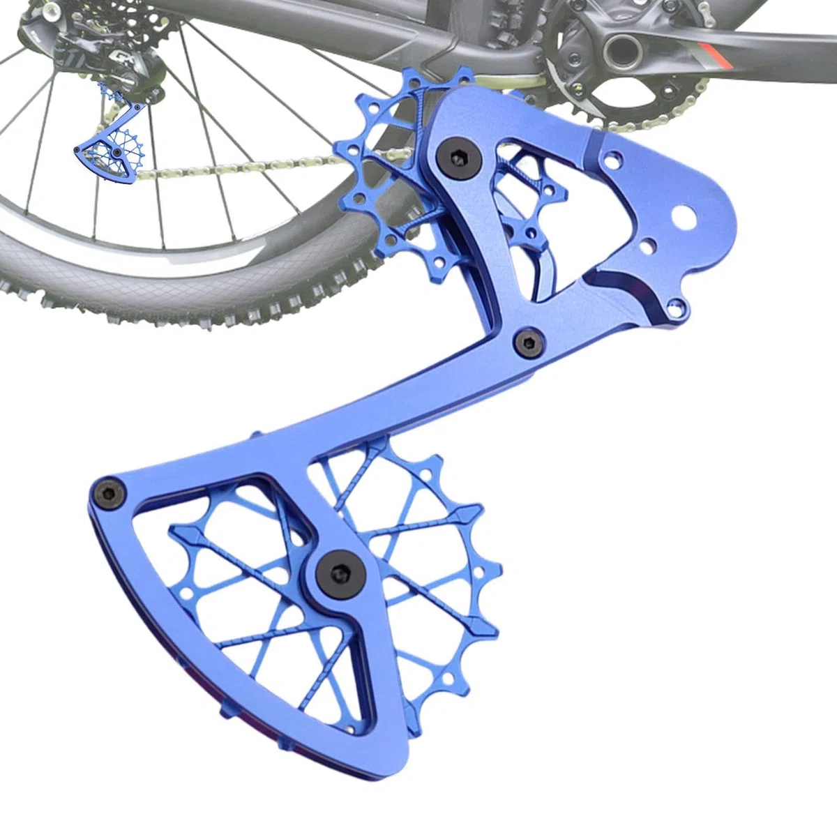 Cuscinetto ceramico Ciclismo Deragliatore Sostituzione Lega di Alluminio Gear Shifter | Puleggia in ceramica per cambio a 11 velocità e 12 velocità
