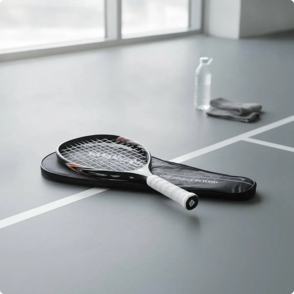 Racchetta con Custodia Leggera Racchetta da Tennis Leggero Attrezzatura per Adulti, Partite Amatoriali