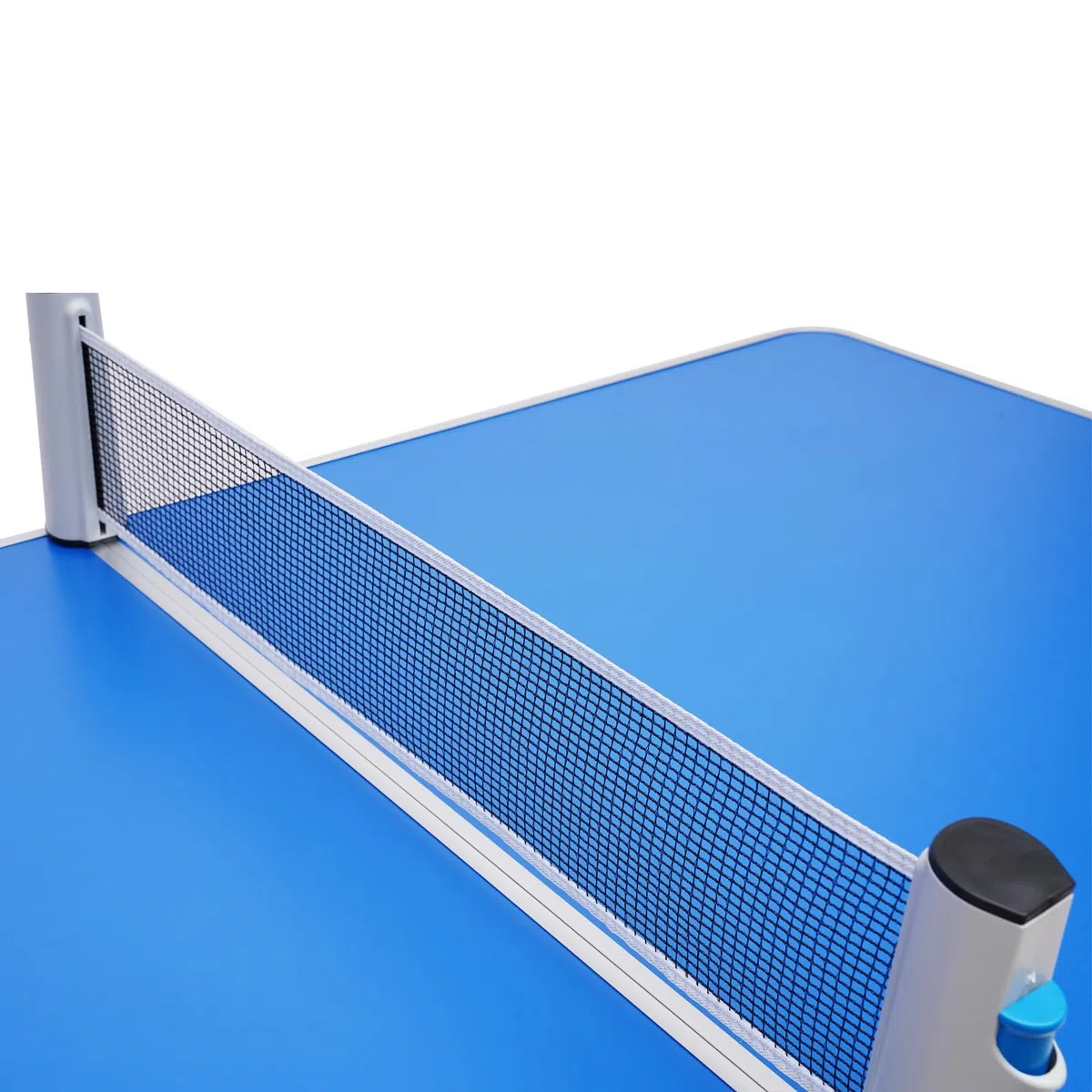 Set da mini tavolo da ping pong pieghevole per interni con rete, 2 racchette e 3 palline – Durevole e stabile – Gioco per interni ed esterni per casa e viaggi (152 x 76 x 76 cm)