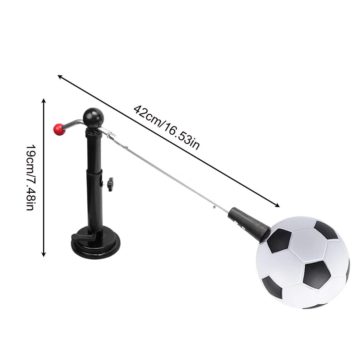 Attrezzo Allenamento Calcio Attrezzatura Portatile per Allenamento | Allenatore da Football per Esercitazione Individuale Per Sport Giochi Pratica Bambini Ragazzi Interno Ester