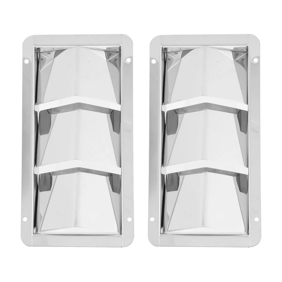 1 Paio 210x110mm Marine Air Vent Cover 3 Slot Rettangolo Feritoia Acciaio Inossidabile 304 Griglia di Ventilazione Dell'Aria Per Barche Otturatore di Sfiato Universale Per Barche