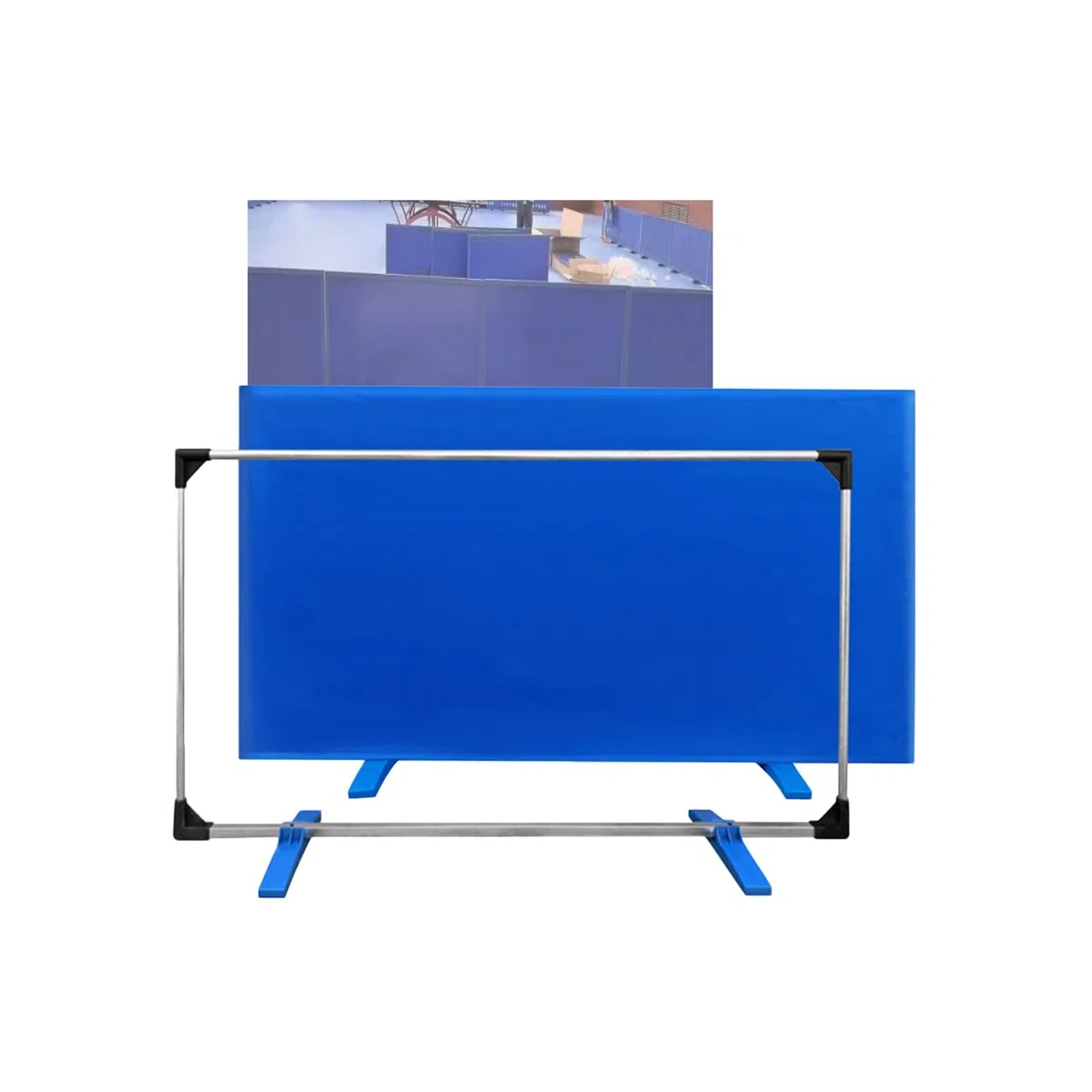 Generico Blocco divisorio perimetrale per Ping Pong, Schermo per la Privacy per Allenamento Indoor, divisorio Pieghevole e Rimovibile per Campo da Ping Pong, Blocco divisorio perimetrale da competizi